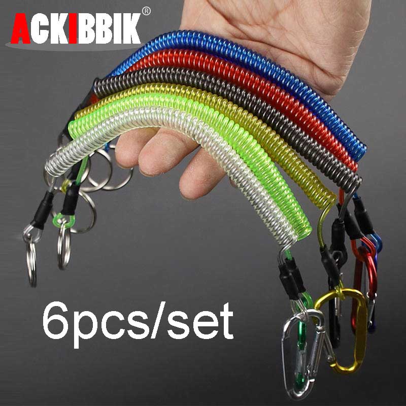 Fishing Kayak Paddle - Ackibbik 6 pçs cordão de pesca