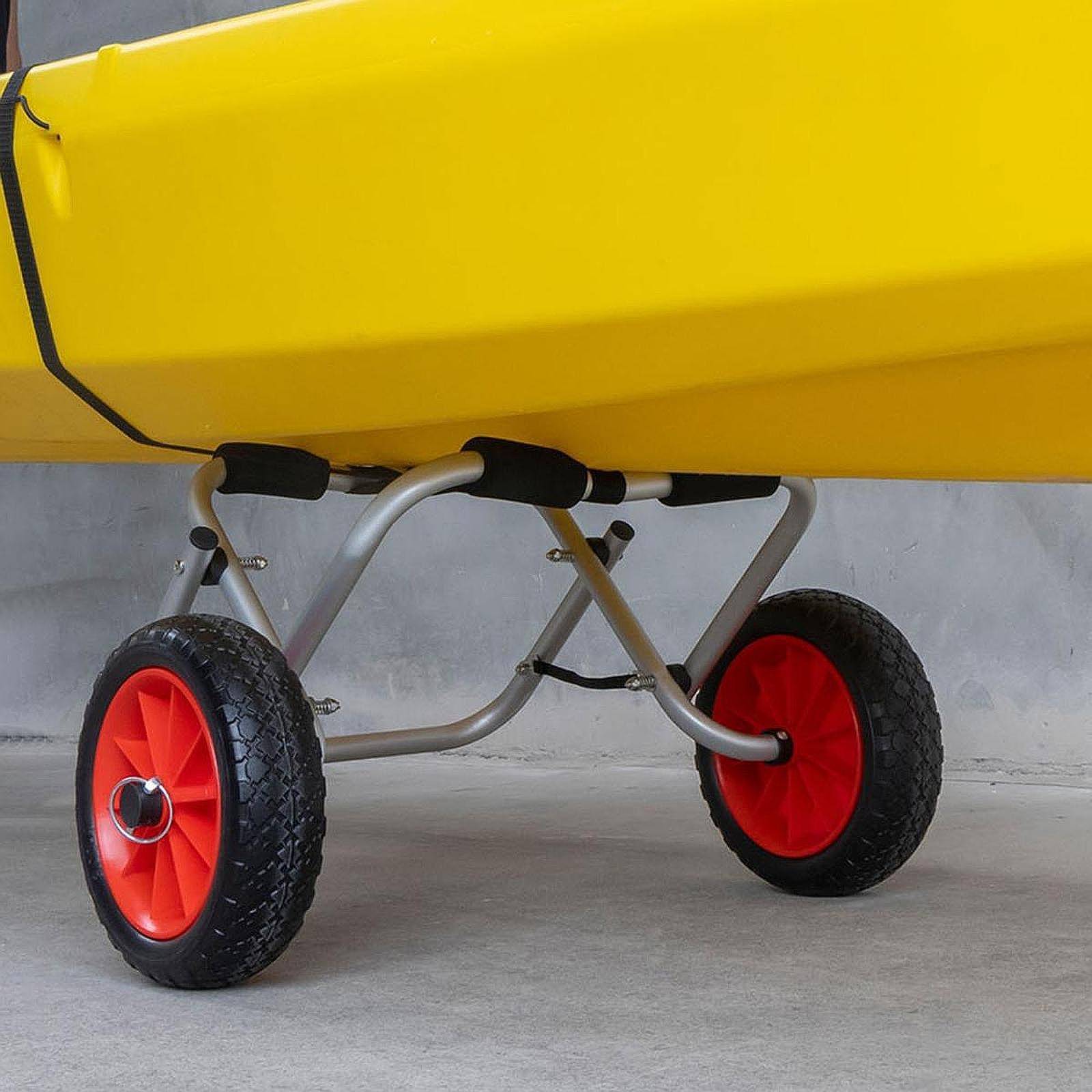 Fishing Kayak Cart - Carrinho de caiaque dobrável, roda sólida,