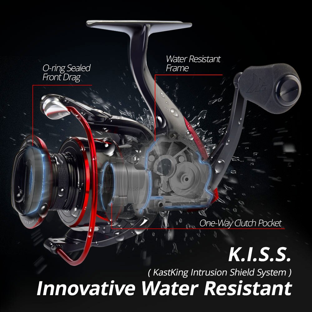 KastKing-Sharky III Spinning R - Kastking Reel Zephyr avaliação e preço