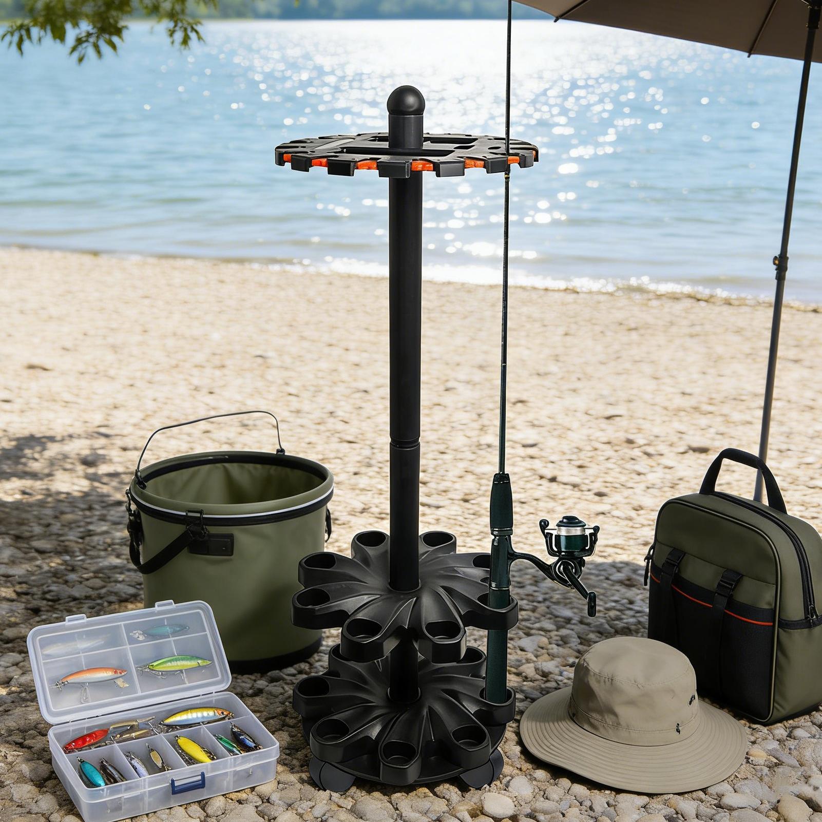 Suporte Vertical para Varas de - Fishing Kayak Rod Holder avaliação e preço