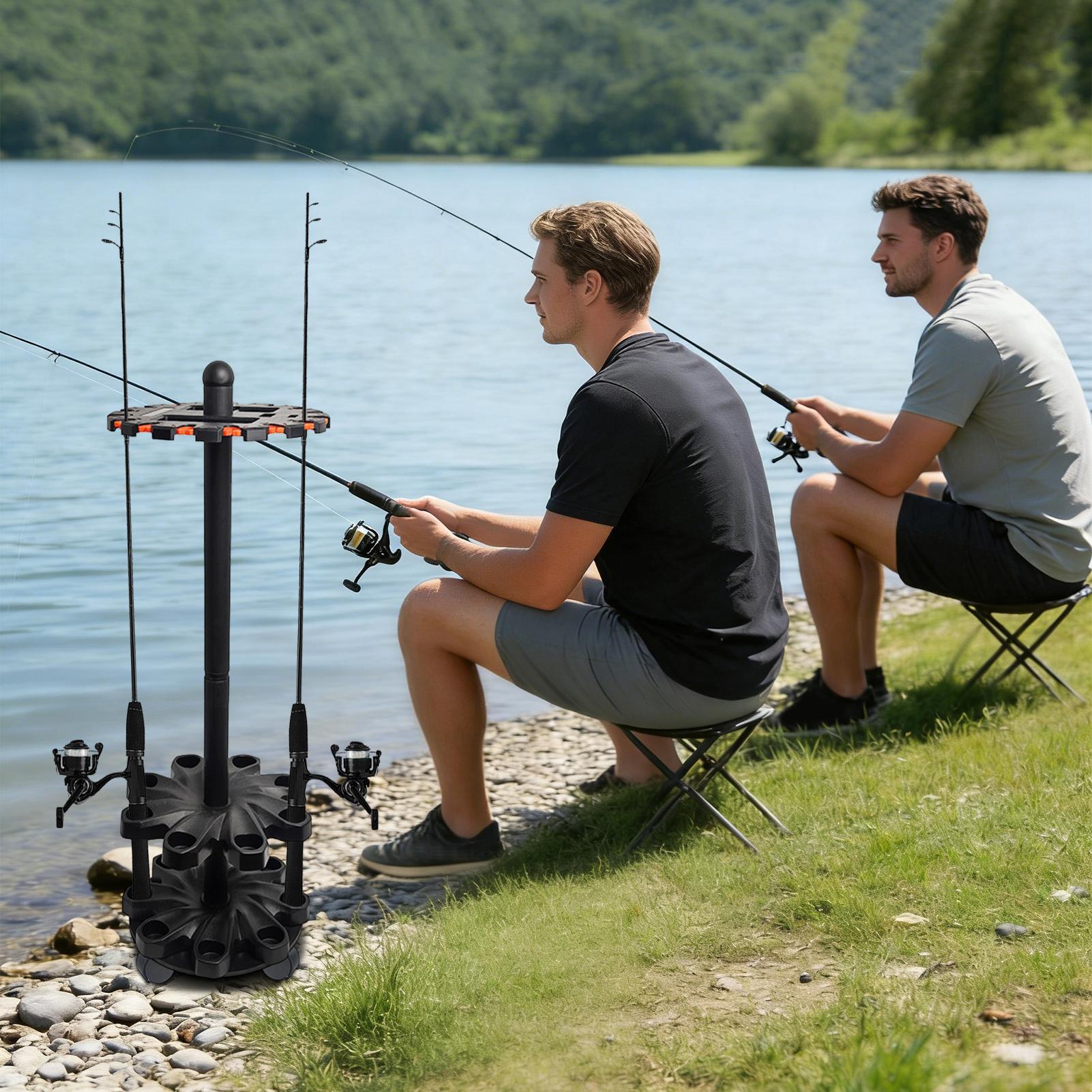 Suporte Vertical para Varas de - Fishing Kayak Rod Holder avaliação e preço